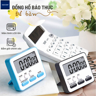 Đồng hồ bấm giờ điện tử nhắc nhở học tập và nấu ăn thể dục đa năng và tiện dụng