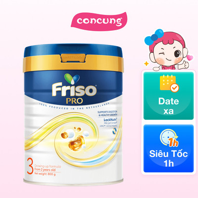 SPDDCT Friso Pro 3, 800g (trên 2 tuổi)