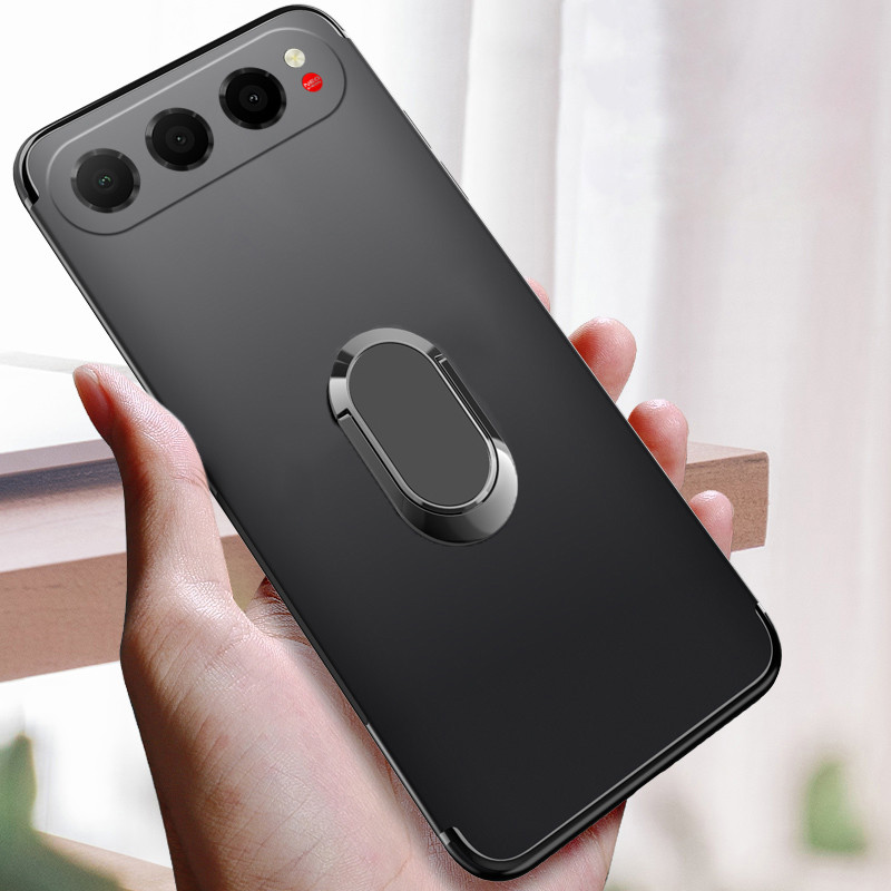 Ốp điện thoại ZTE Nubia Air Soft Silicone Matte Full Protector Chống sốc Ô tô Adsorb Giá đỡ vòng Ốp 