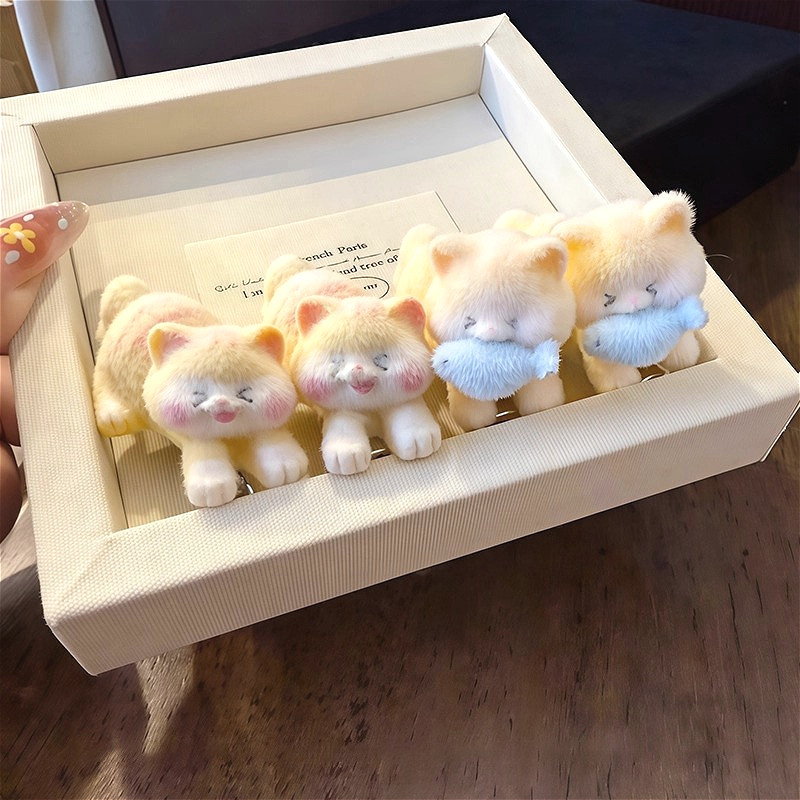 Kẹp Tóc Trẻ Em Mèo Đổ Xô Mới Cao Cấp Dễ Thương Cô Gái Nổ Kẹp Bên