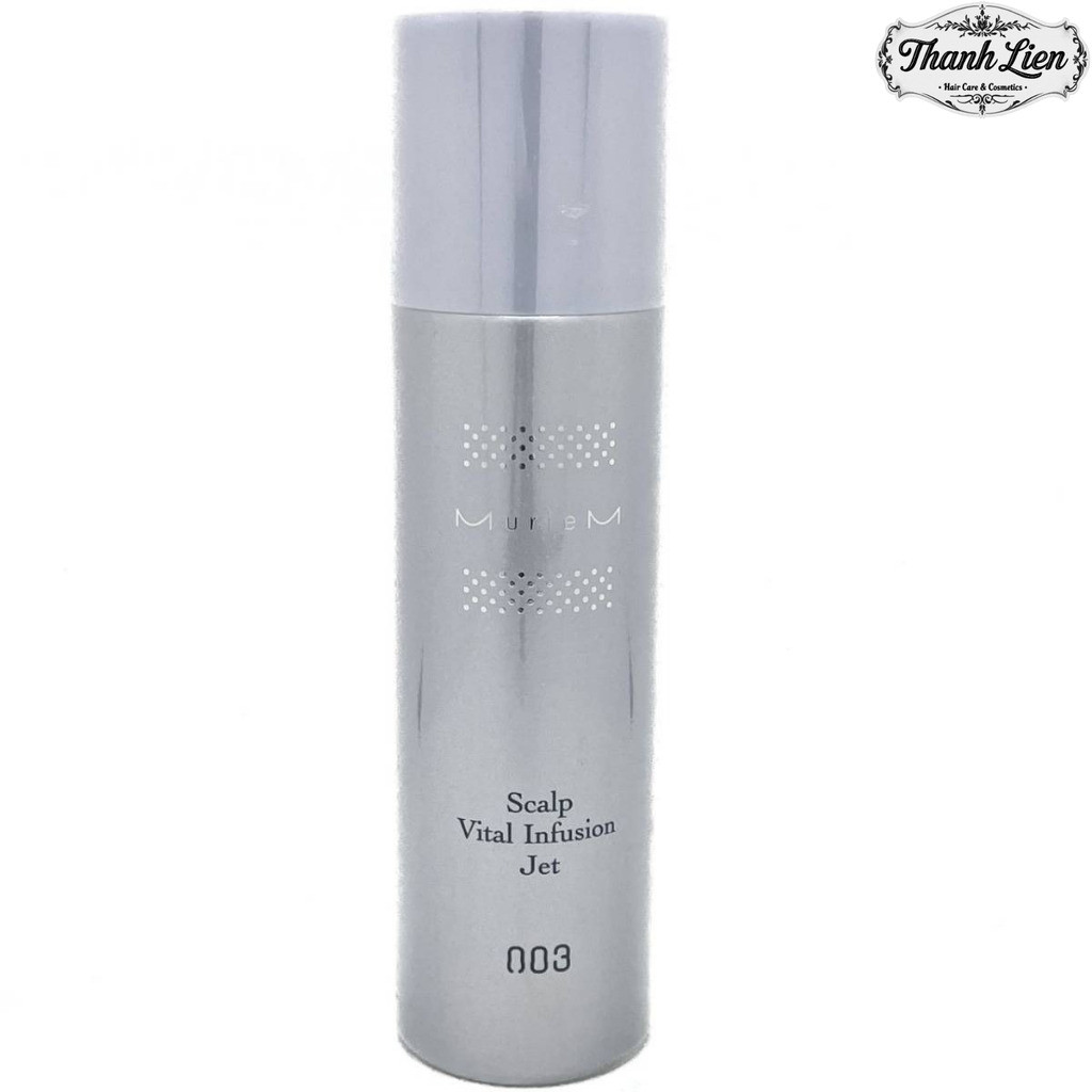 [ LT ] Xịt dưỡng da đầu ngăn rụng tóc Number Three 003 Muriem Crystal Scalp Vital Infusion Jet 160g