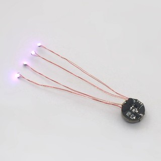10 Màu Đèn Điều Khiển Từ Tính Có Dây 5cm Led Magnetron Light Model w Pin Diy Đồ Chơi Ô Tô Chiếu Sáng Làm Diorama Chất Liệu Gunda Robot