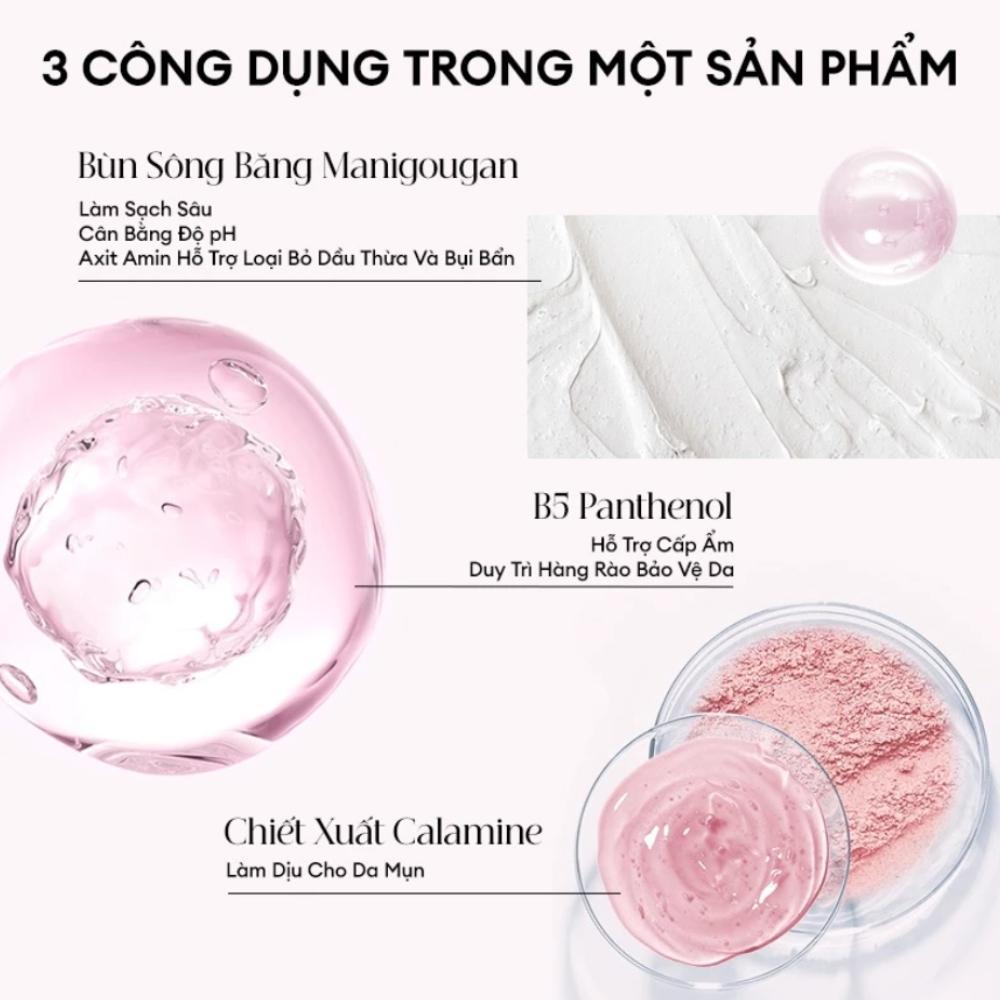 Ảnh 5 của Sữa rửa mặt đất sét Colorkey Luminous Lotus Brightening Clay Cleanser sạch sâu, dịu nhẹ, kiềm dầu