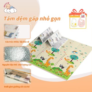 ​iiko Thảm Tập Bò Gấp Gọn Cho Bé - XPE 6/8mm Không Mùi, Chống Thấm Dễ Lau, An Toàn Cho Trẻ