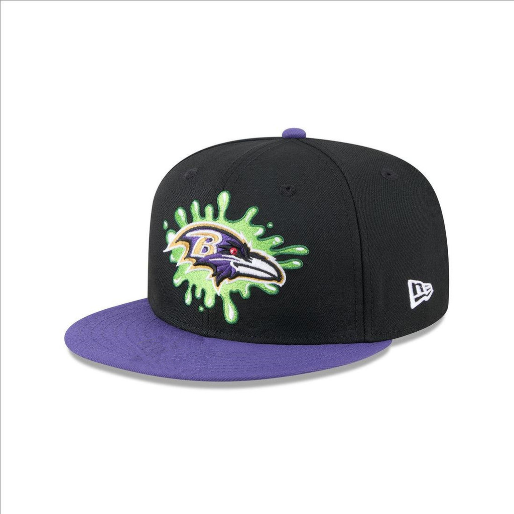 D21856 Mũ Snapback cotton thêu logo đội bóng NFL tùy chọn