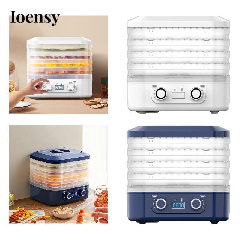 Máy Sấy Thực Phẩm Ioensy Có Thể Điều Chỉnh Nhiệt Độ 5 Lớp Mất Nước Máy Sấy Trái Cây Di Động Cho Chó Đồ Ăn Nhẹ Thịt Bò