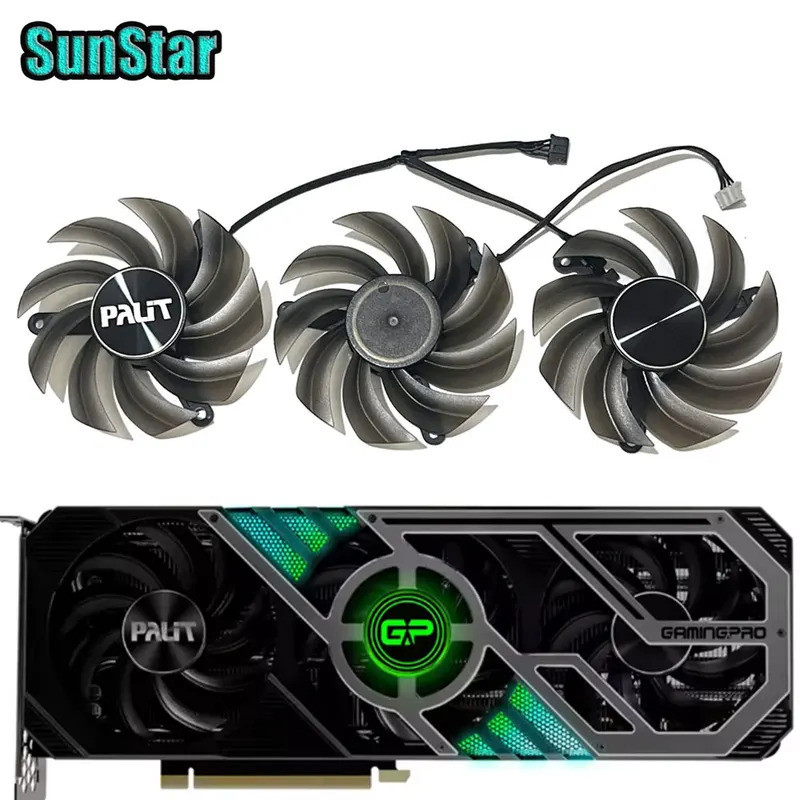 I [NEW 83MM RTX 3060TI 3070 3080 Quạt Làm Mát GPU Cho PALIT RTX 3060TI 3070 3080 3080TI 3090 GamingP