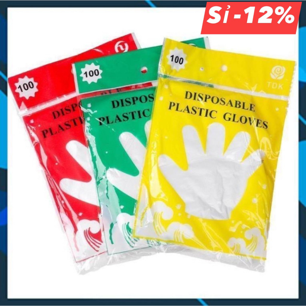Set 80 Gang Tay Nilon, Bao Tay Nilon Dùng 1 Lần Tiện Dụng...kell