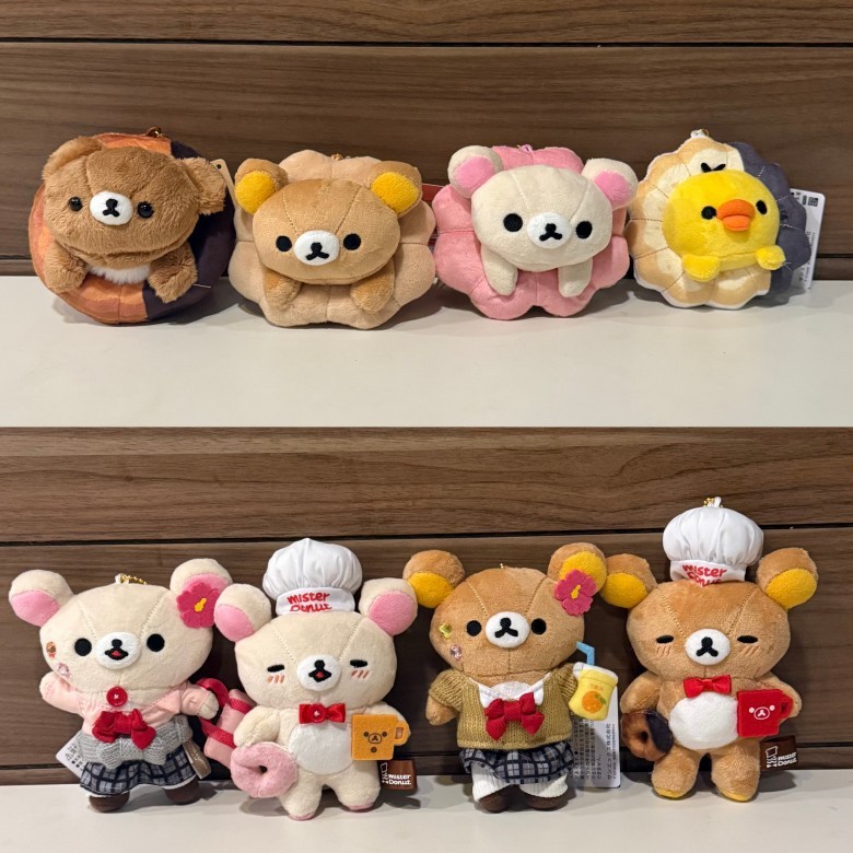 Rilakkuma Donuts Donuts Bánh rán Đồng phục Dây Bánh rán Bánh rán Đồng phục chung Gấu ahfxlw.my202607