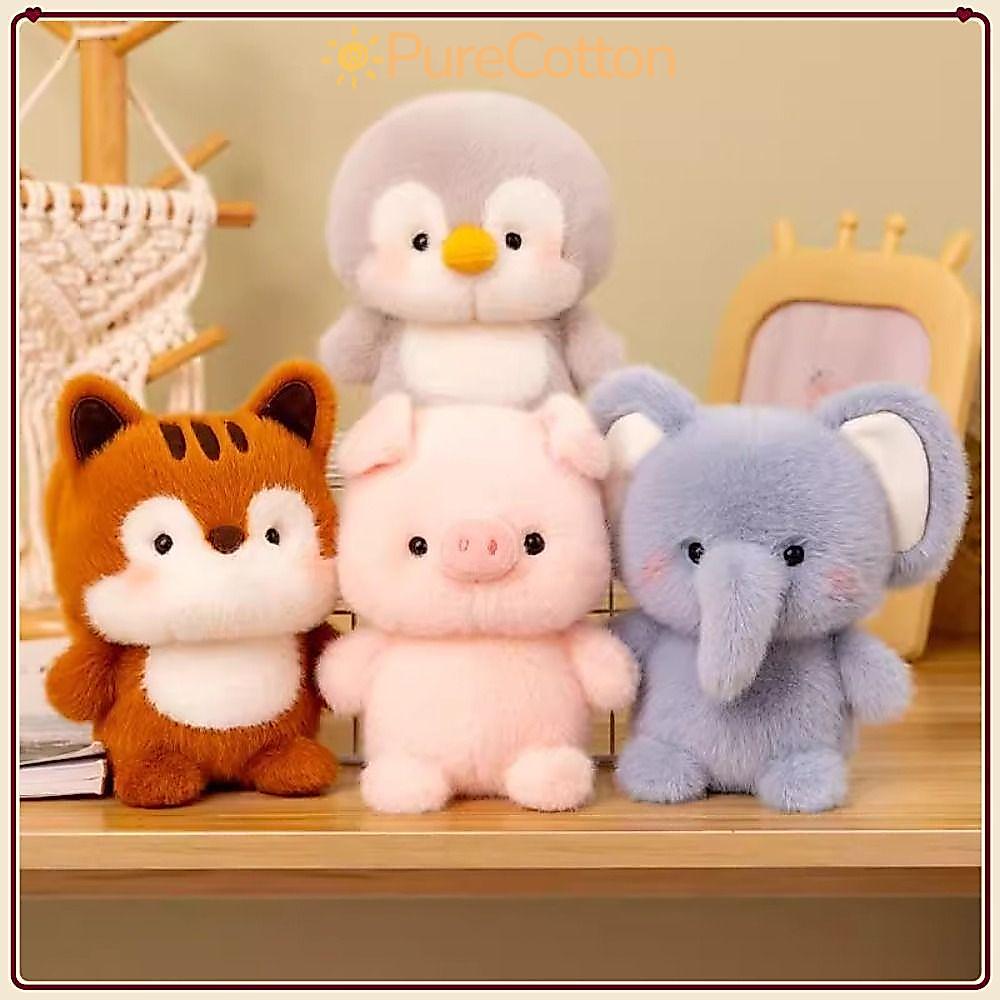 PURECOTTON0 Gối Thú Nhồi Bông, Gấu 16cm Sang Trọng Đồng Hành Búp Bê, Thời Trang Siêu Mềm Sang Trọng 