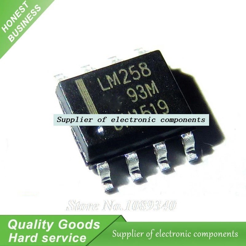 20 Cái / lốc LM258DR LM258 SOP-8 Dual Operational Amplifier IC Mới