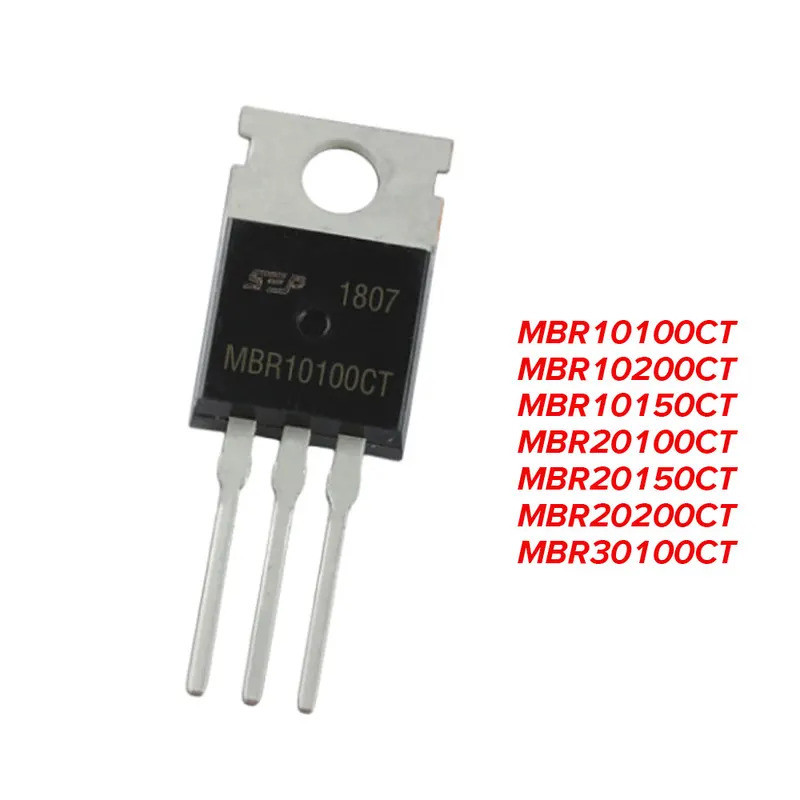 5 ♧ MBR10100CT MBR10200CT MBR10150CT MBR20100CT MBR20150CT MBR20200CT MBR30100CT TO-220 TO220 Bộ điề