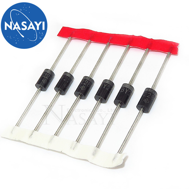 5 mảnh BY228GP BY228 DO-201 diode phục hồi siêu nhanh Linh kiện điện tử