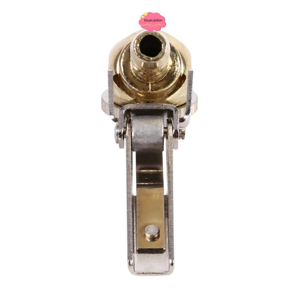 BLUECLADON Ball Foot Air Chuck, Thân đồng thau Kết nối nhanh Khóa-On Tire Air Chuck, Ống Barb nhỏ gọ