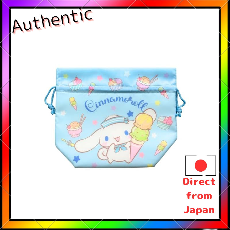 Cinnamoroll ice cream cold insulation heat insulation foldable kinchaku lunch kinchaku kinchaku-type