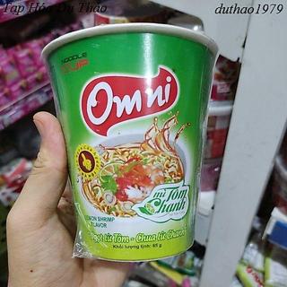 Mì Tôm Chanh/ Bò Cay  Omni CỐC  65g (Combo 3 cốc)