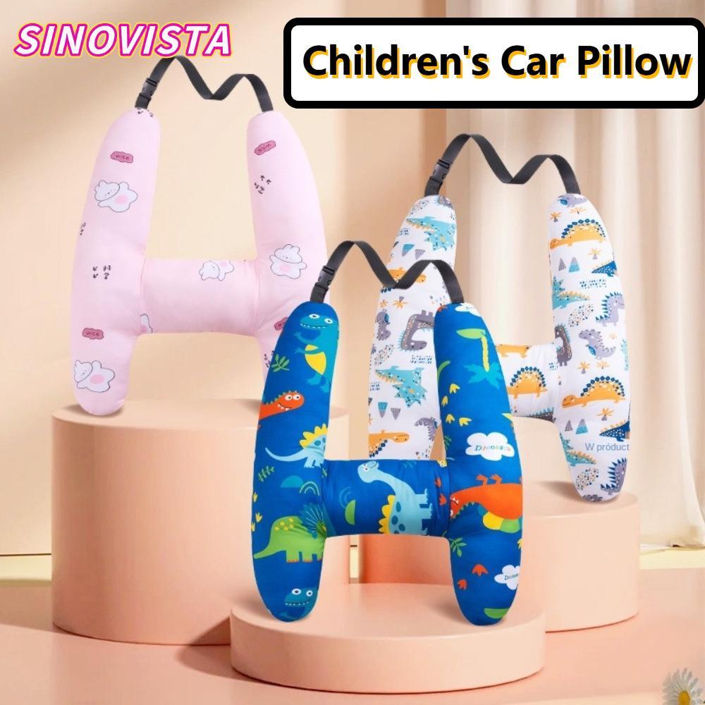 Gối ngồi ô tô SINOVISTA, Gối cổ an toàn siêu mềm, Gối du lịch hình chữ H Restful Naps Kid