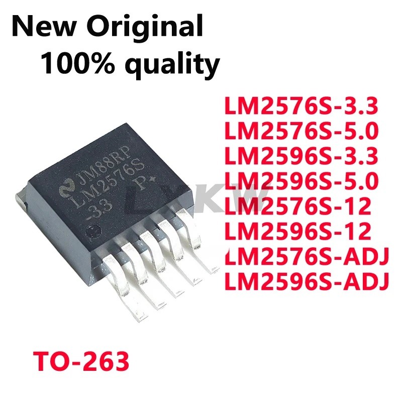 5 CÁI LM2576S-3.3 LM2576S-5.0 LM2576S-12 LM2576S-ADJ LM2596S-3.3 LM2596S-5.0 LM2596S-12 LM2596S-ADJ 