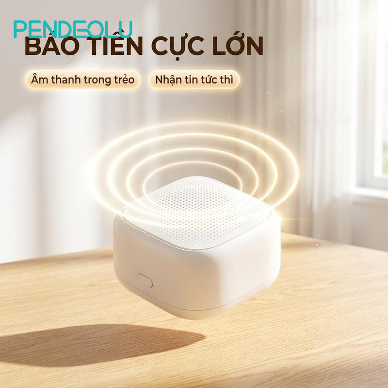 PENDEOLU Loa Báo Nhận Tiền QR Momo ZaloPay Ngân Hàng Âm Lượng Lớn Chống Sót Đơn