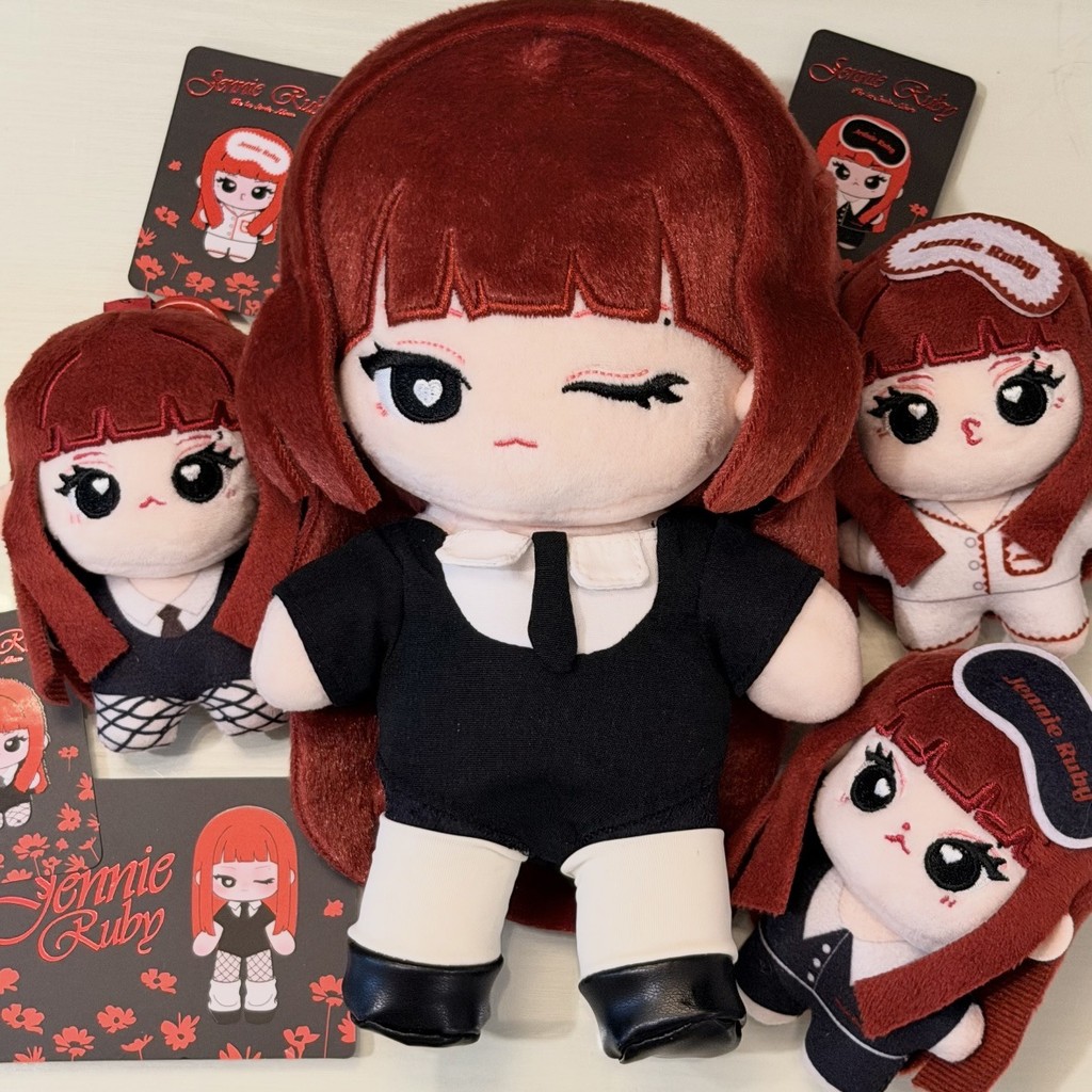 Jennie Kim 10cm Búp Bê Cotton Dễ Thương Đồ Chơi Nhồi Bông Thần Tượng Merch Quà Tặng Cho Người Hâm Mộ