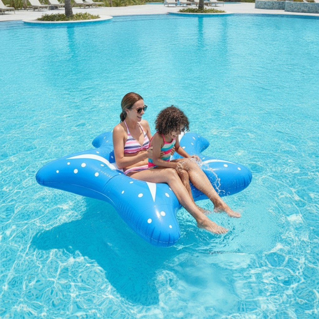Sao Biển Bơm Hơi Lounger Playful Sao Biển Bể Bơi Lounger Nước Lounger Đồ Chơi Thoải Mái Di Động Cho 