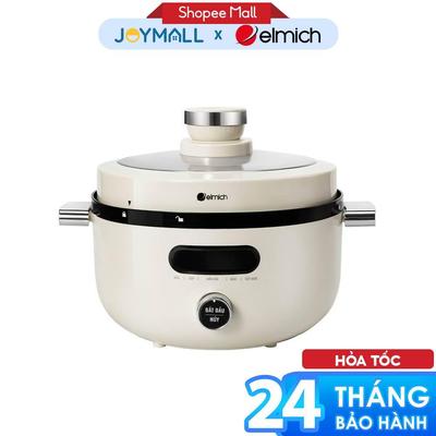 Nồi áp suất điện đa năng Elmich PCE-8576 3,5L, Hàng chính hãng, 6 chế độ nấu, màn hình LCD - JoyMall