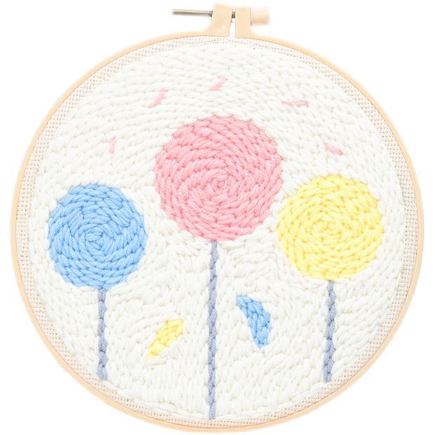 Tem Nga Thêu Tem Thêu Chất Liệu Tự Làm Gói Handmade Len Tem Thêu Bộ Handmade Lớp Tự Thêu Gói Chất Li