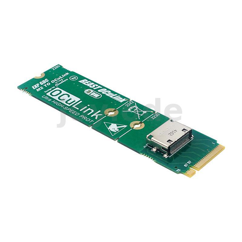 M.2 M Key To Oculink Adapter Cho OCULINK GPU Dock Mini PC Laptop Sang Thẻ Đồ Họa Bên Ngoài Convere T