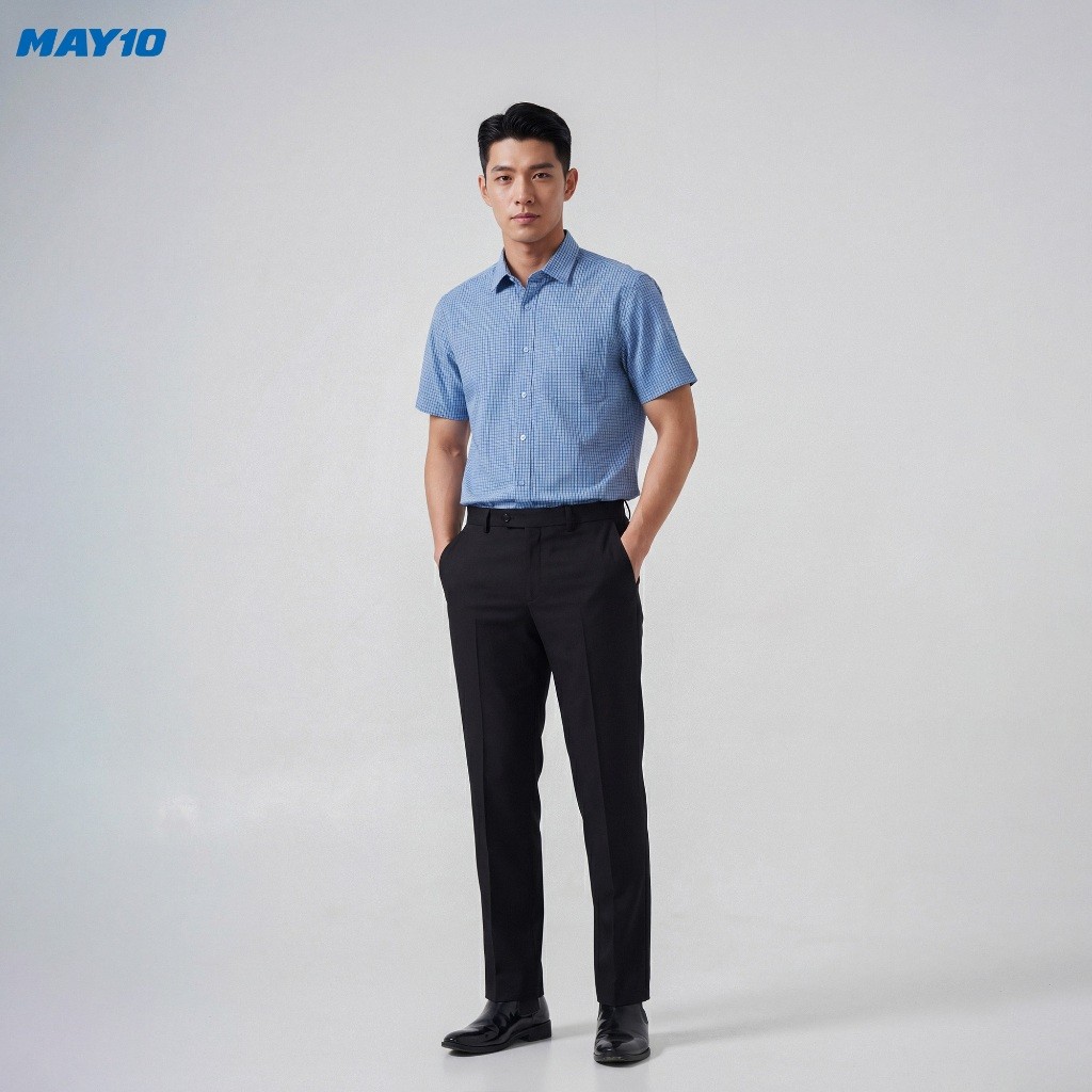 Áo Sơ mi nam cộc tay May 10 mã 010126012 9