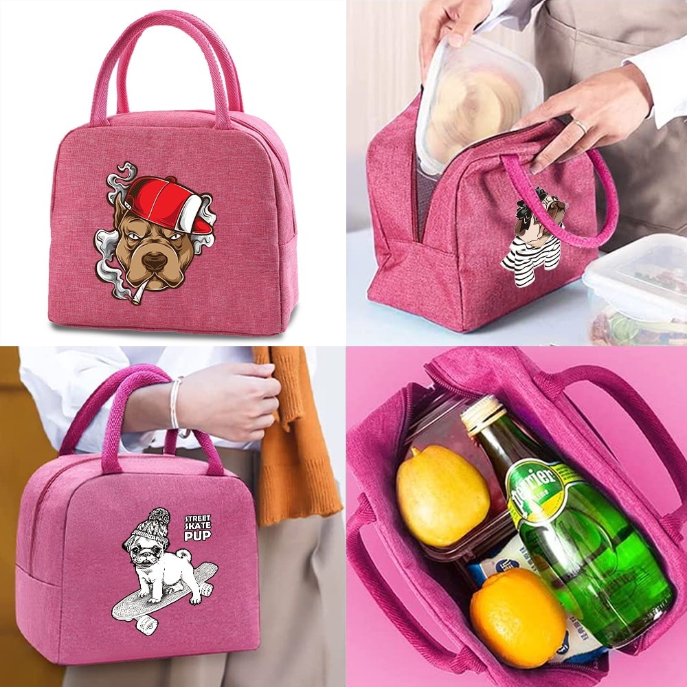 Lunch Bag Women Work Portable Lunch Box Heat Box Food Pack Heat Organizer Bag Insulated
