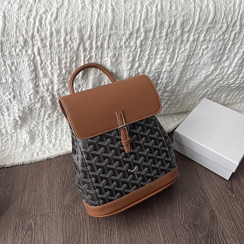 Goyard Goyard Alpin Mini Ba Lô Flap Mini Di Động Một Vai Túi Goyard Ba Lô Nhỏ