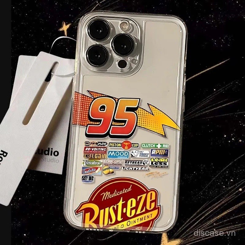 Ốp điện thoại mới Cartoon Lightning No. 95 Logo Ô Tô Thích Hợp Cho iPhone 11 11promax xr 12 13promax