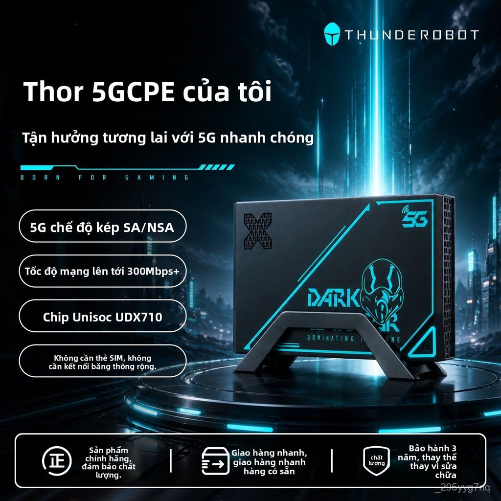 Bộ định tuyến CPE 5G ThundeRobot wifi gigabit không cần cáp mạng internet văn phòng doanh nghiệp bán