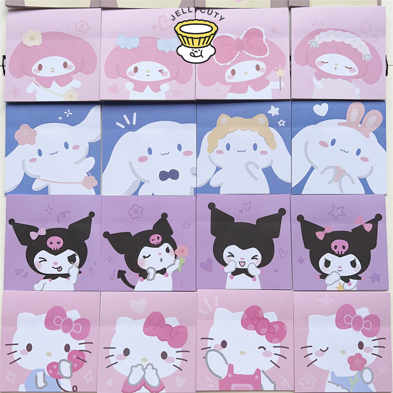 [jell] Sanrio Memo Paper Girl Heart Sticky Notes Message Sticky Notes Dễ thương