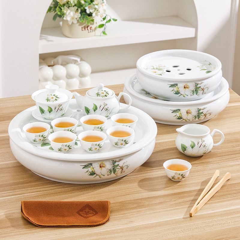 Clearance 'T Tea Flower All Ceramic Chaoshan Kung Fu Tea Set