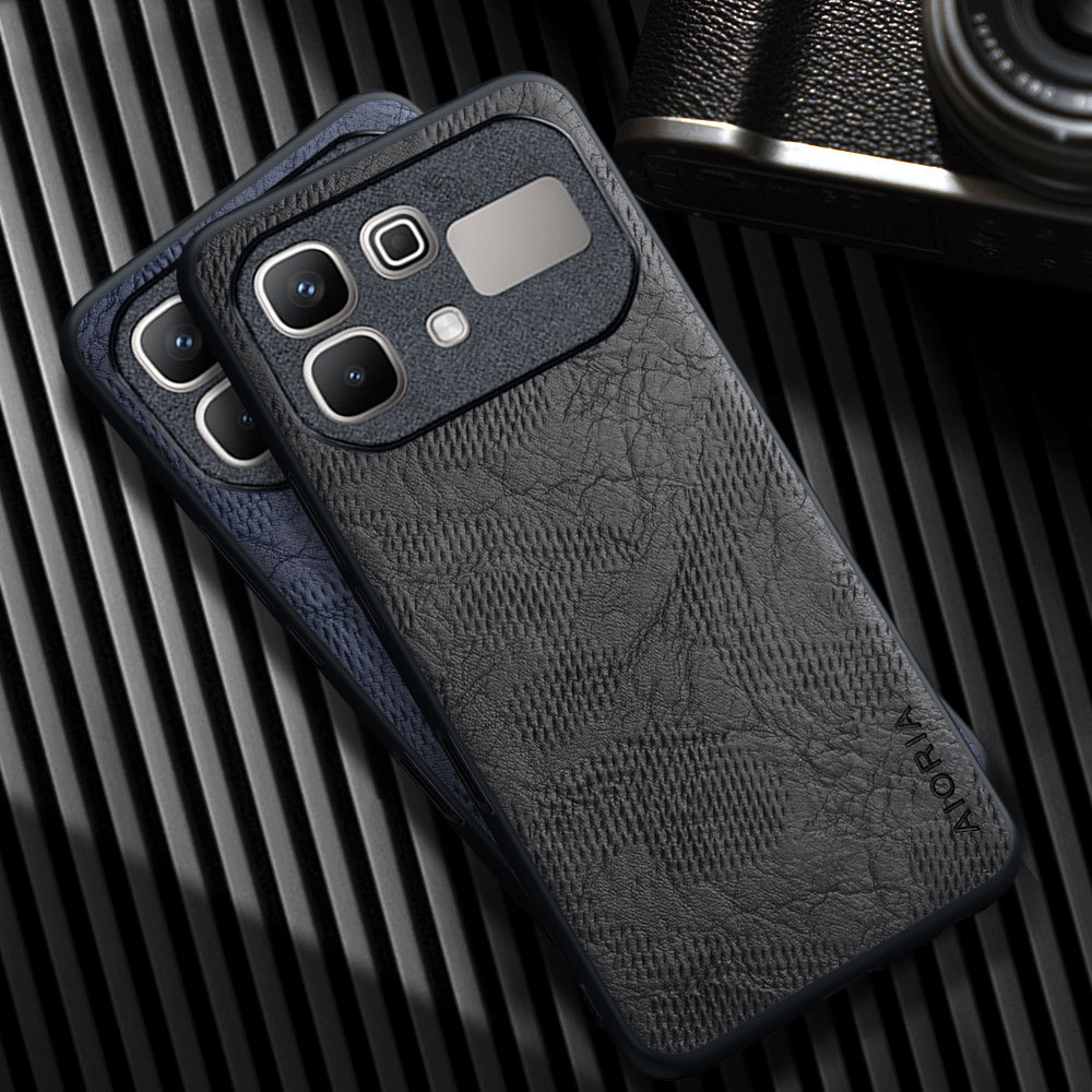 Ốp Lưng Cho Infinix Note 60 Pro Note 50 50x Pro 4G Sang Trọng Nứt Da Giả Vỏ Điện Thoại Funda Cho Inf