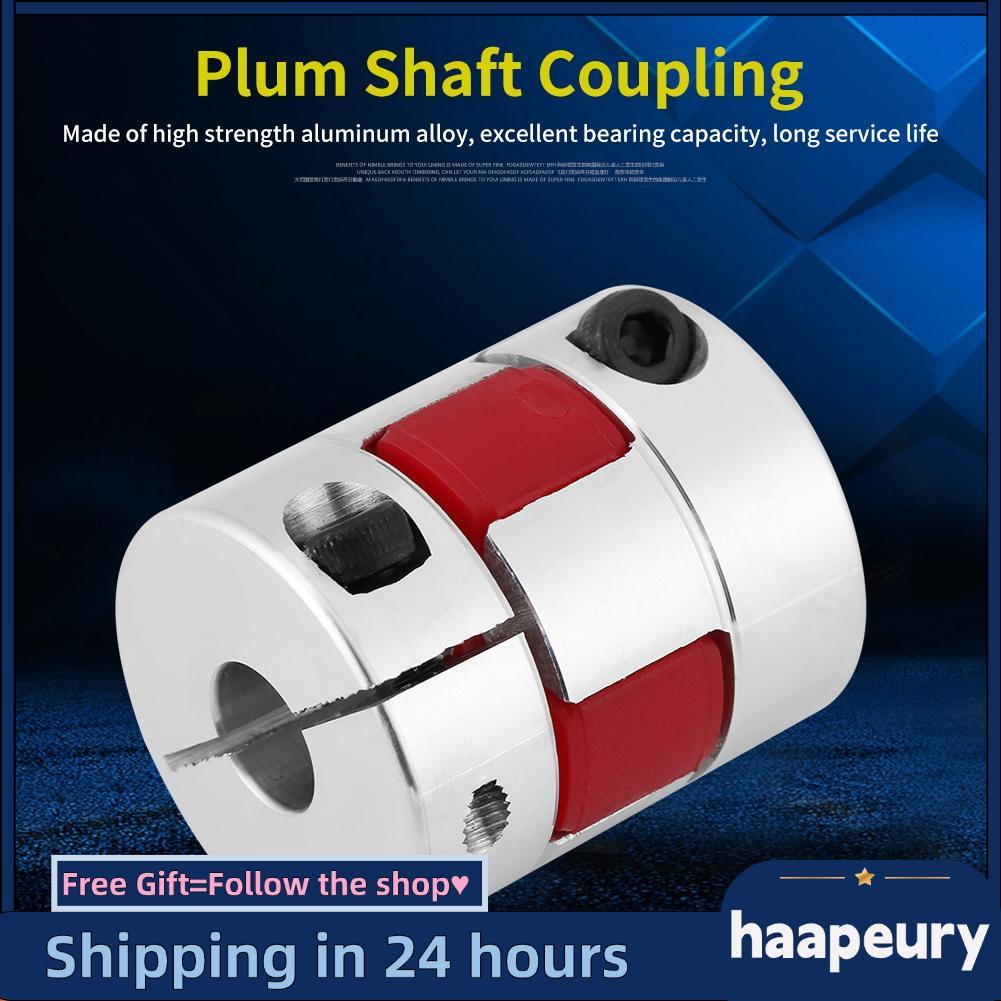 haape 20N m Hợp kim nhôm Plum Shaft Coupler CNC cho máy bơm Quạt máy nén (8mm-8mm)