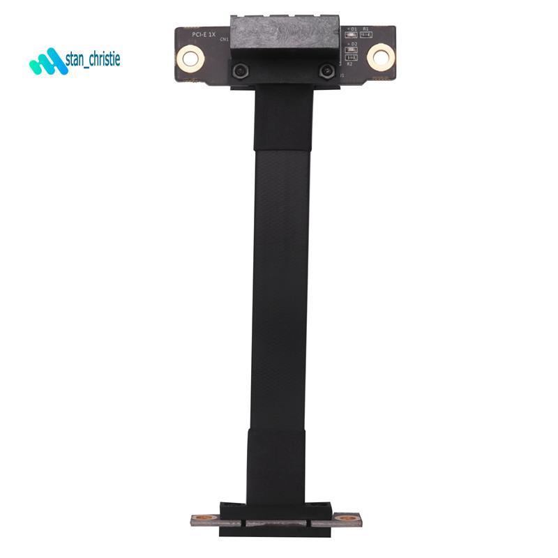Cáp nâng PCIE X1 Dual 90 độ Góc phải PCIe 3.0 X1 sang X1 Cáp nối dài 8Gbps PCI Express 1X Riser Card