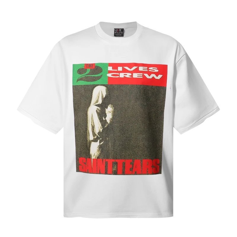 Áo thun Saint Michael x Denim Tears Lives Crew ✻ ❈ T ❈