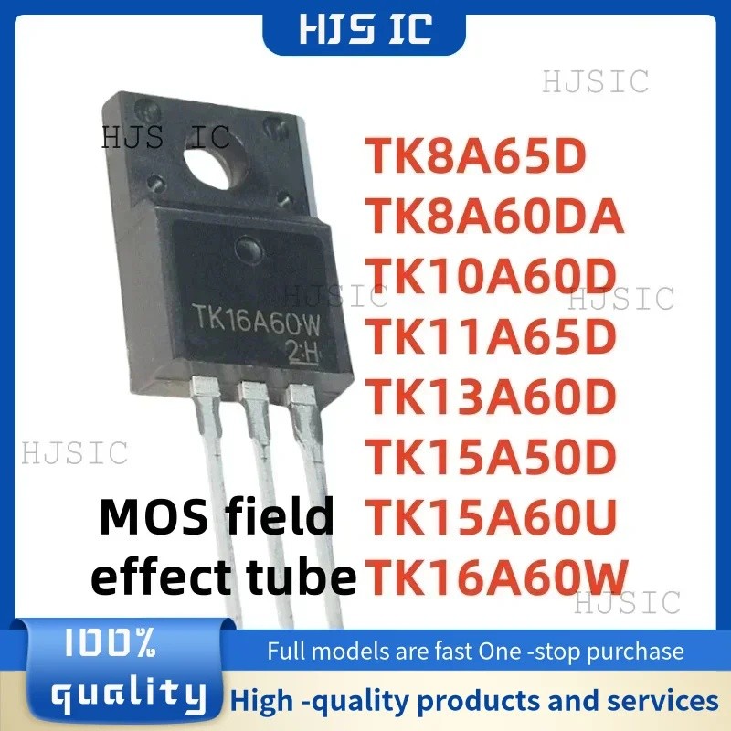 5 CÁI TK8A65D TK10A60D TK16A60W TK15A50D TK15A60U TK11A65D TK8A60DA TK13A60D TO-220F K8A65D K10A60D 