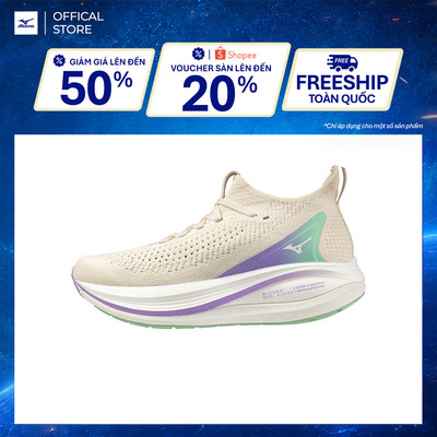 Giày Chạy Bộ NỮ MIZUNO NEO VISTA 2 - Hồng Nhạt Tím - J1GD253474
