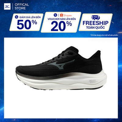 Giày Chạy Bộ Nam Mizuno Wave Sky 9 - Đen - J1GC250202