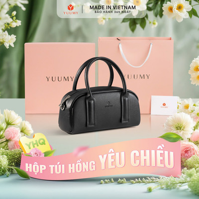 Bộ hộp quà YUUMY (Túi xách nữ YUUMY YTX77 + Hộp quà YHQ2 + Túi giấy YTG2 + Túi rút BVR3838 + Thiệp cảm ơn YBT1)