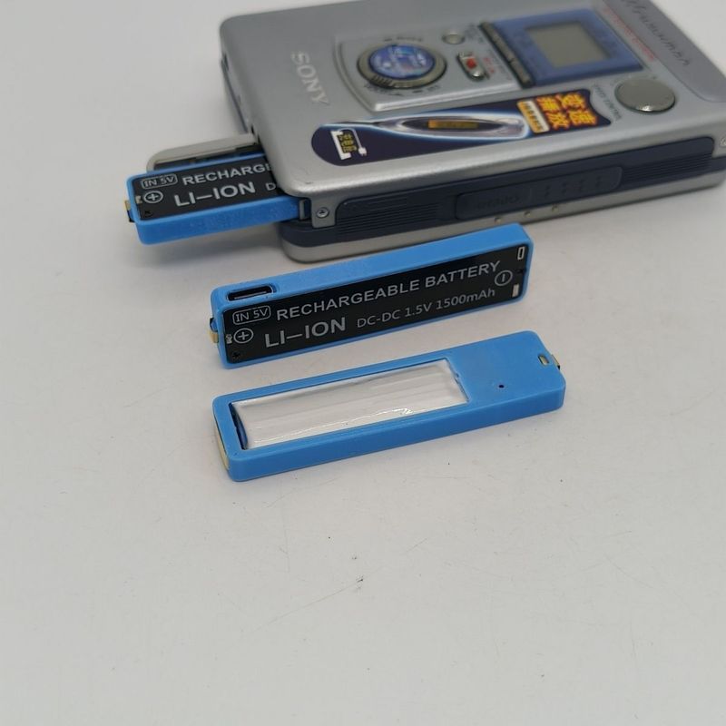 1.5V Nhai Kẹo Cao Su Pin Lithium Thích Ứng Với Sony Aihua Panasonic Băng Máy Walkman md Máy cd Playe
