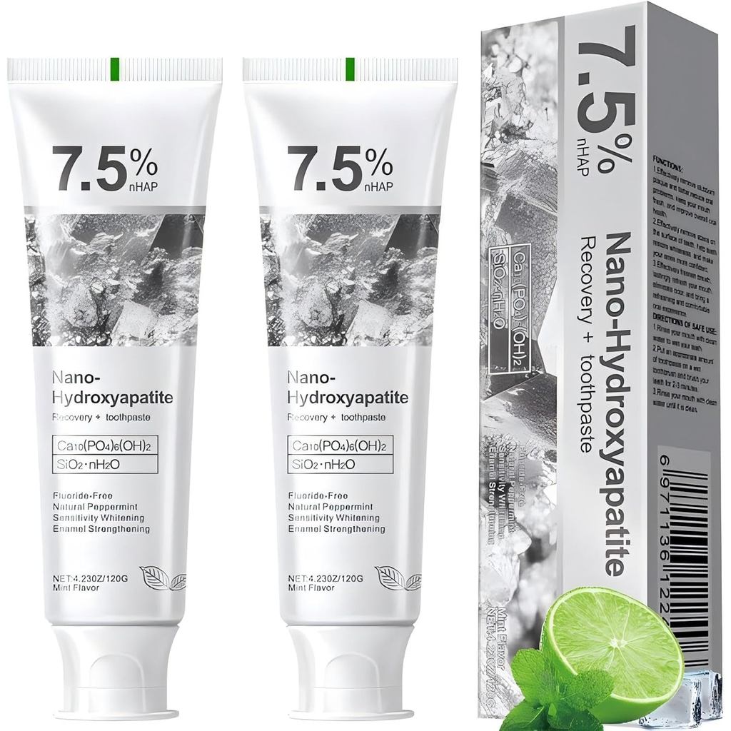 Kem đánh răng Apatit gốc Hydroxydroxy 7,5%, Kem đánh răng Apatit gốc Hydroxy 7,5%, Bảo vệ men cao cấ