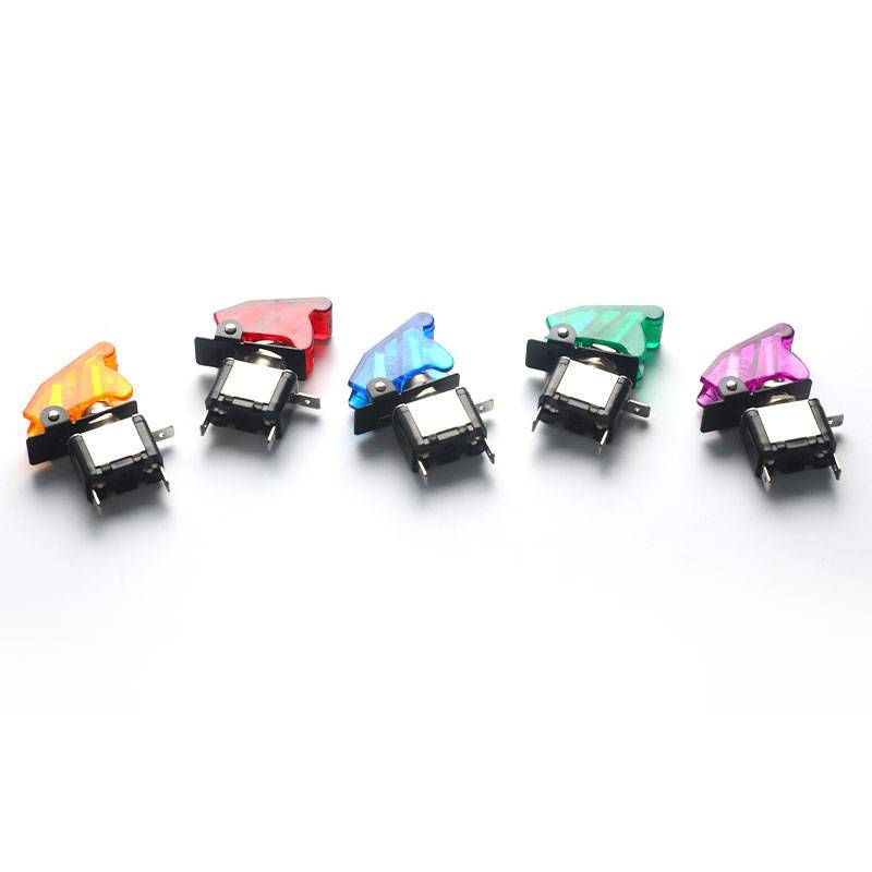 Colorfulswallowfree Car Tru Illuminated Led Switch Công tắc chuyển đổi Máy bay an toàn Flip Up Cover