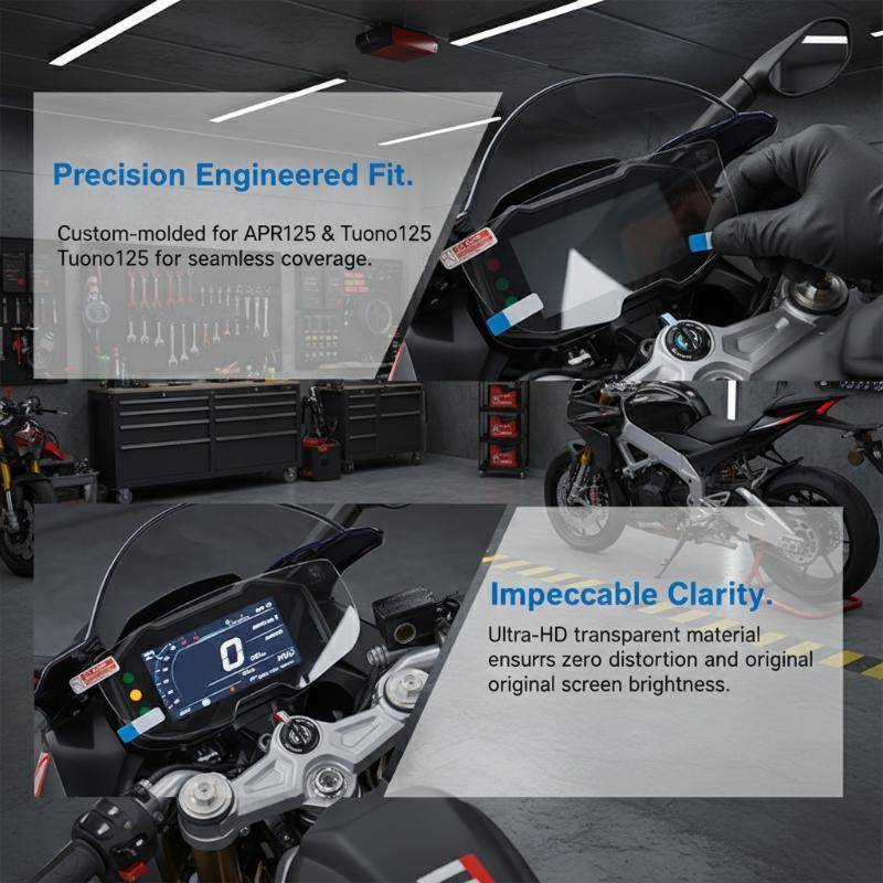 [mozhihao] Phim bảng điều khiển chống trầy xước cho Aprilia RS125 Tuono125 Tấm bảo vệ trong suốt dễ 