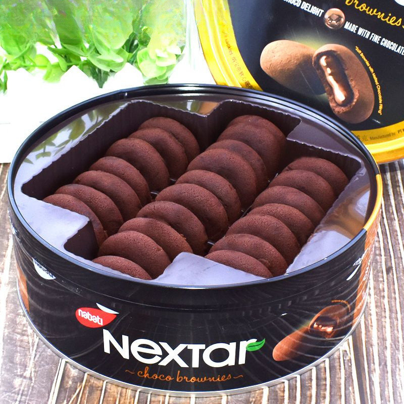 Hàng sẵn có Phô mai phong phú NEXTAR NEXTAR NEXTAR Soft Fun Brownie Chocolate Filling Cookies Bánh q