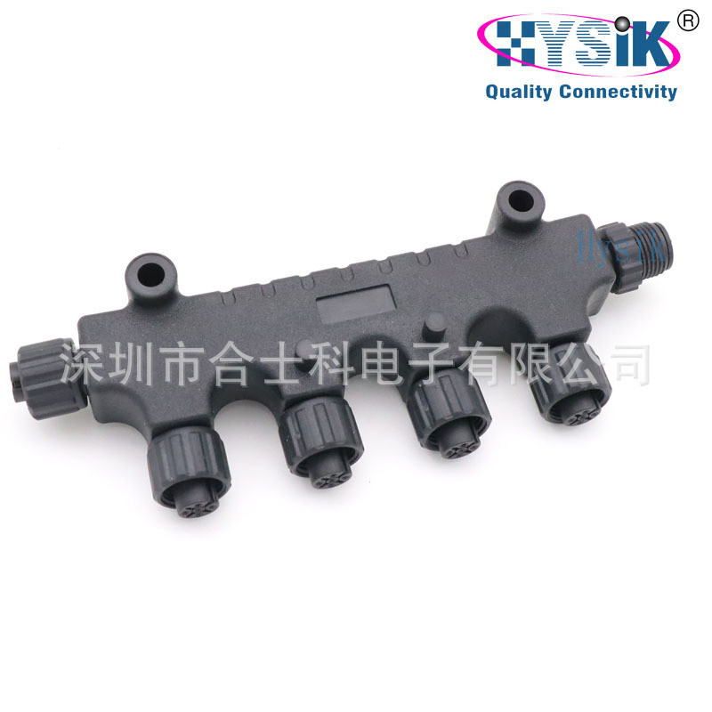 NMEA 2000 One for Five Yacht T-Type Connector Dòng kết hợp đa cổng 5 lõi M12 Phích cắm hàng không ch