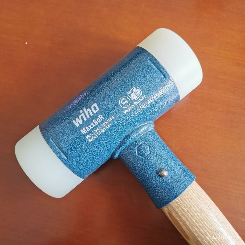 Búa cao su chống rung Wiha Đức cán gỗ 39014 chuyên dụng lắp ráp bền bỉ chính hãng